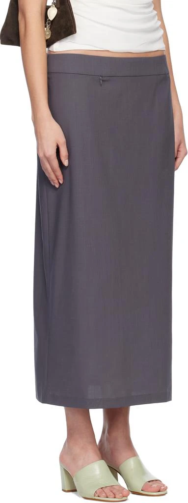 Paloma Wool Gray Jiaqi Midi Skirt 2