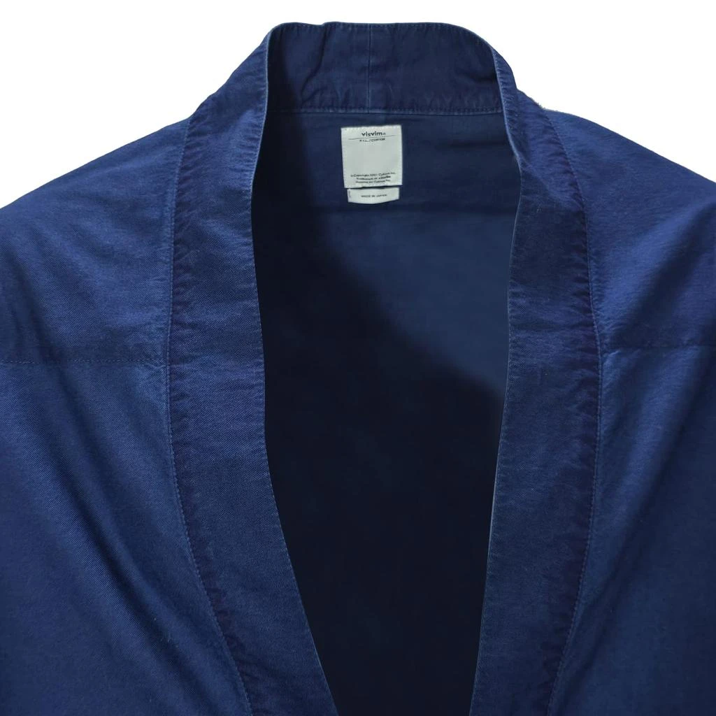 VisVim Lhamo Shirt in Blue Cotton 4
