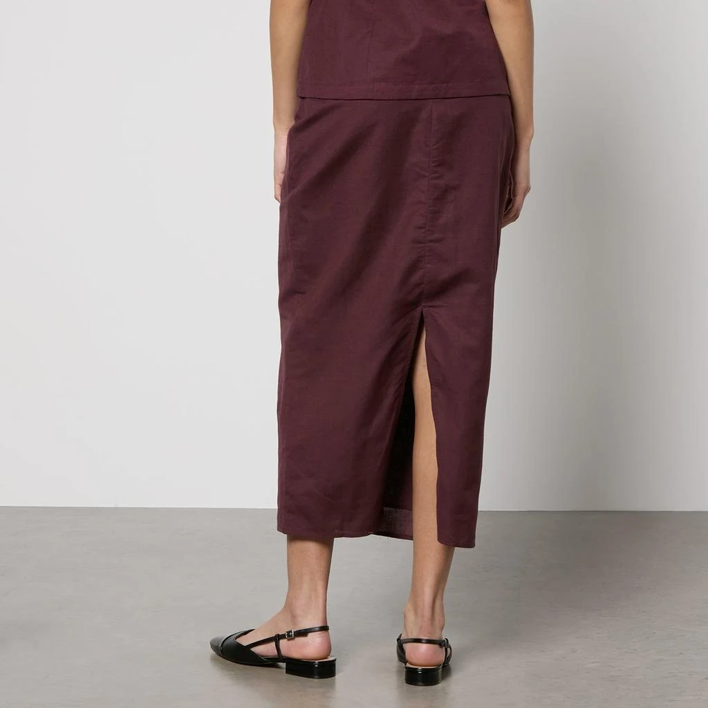 Nobody's Child Nobody's Child Mandy Euroflax Linen-Blend Midaxi Skirt 2