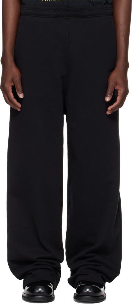 パンツ VETEMENTS PARIS XXXL SWEATPANTS VETEMENTS Black 'Paris' XXXL Sweatpants Vetements