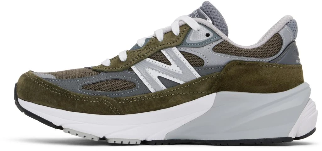 New Balance Green & Gray Made in USA 990v6 Sneakers 3