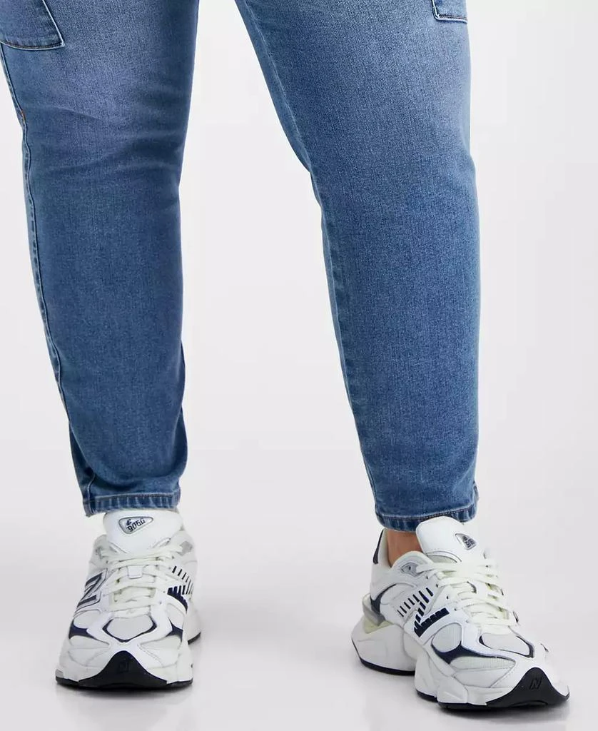 Celebrity Pink Trendy Plus Size High-Rise Skinny Cargo Jeans 6