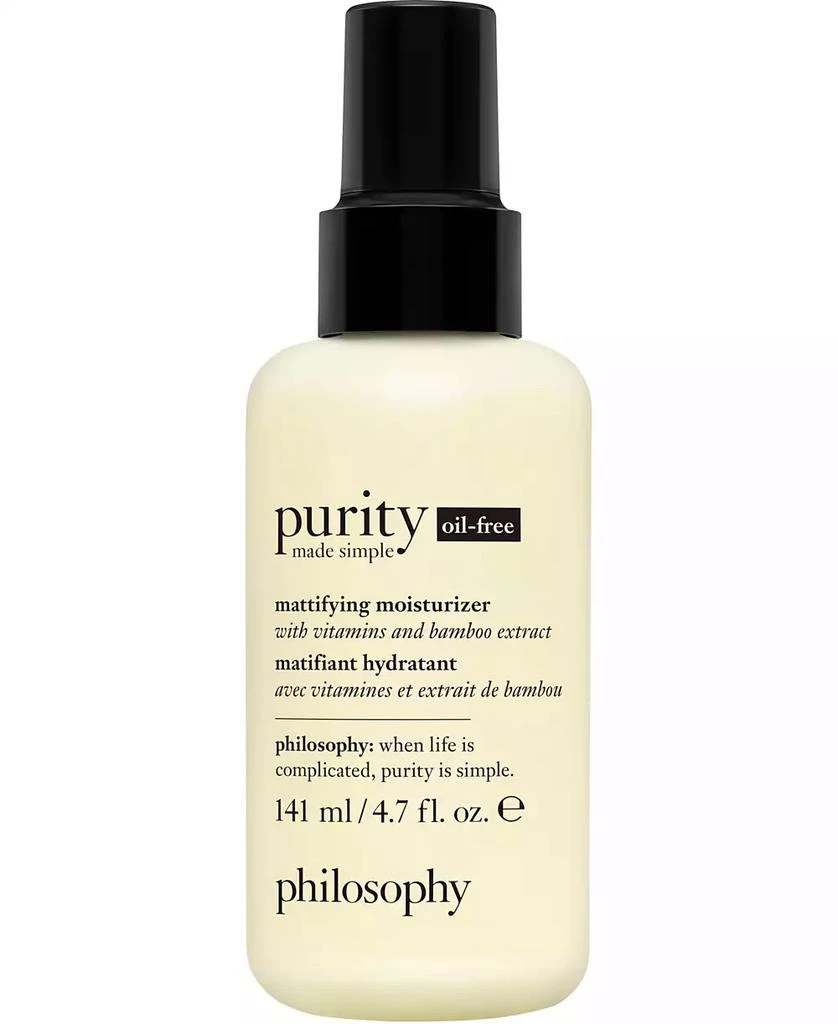 philosophy Purity Made Simple Oil-Free Mattifying Moisturizer, 4.7-oz. 1