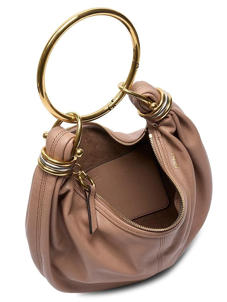 Chlo�é Small Bracelet Grained Leather Hobo Bag 3