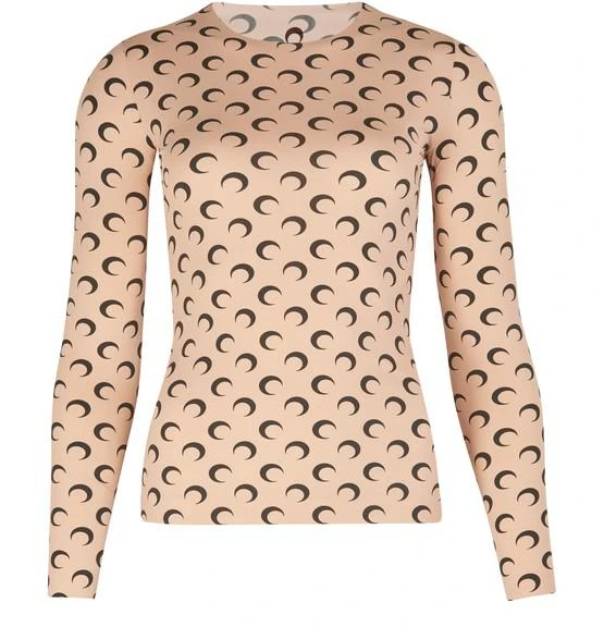 MARINE SERRE Moon Second Skin top Recycled 1