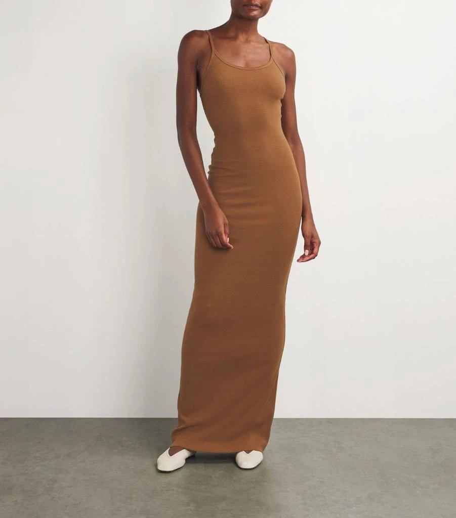 ÉTERNE Cotton-Modal Maxi Dress 3
