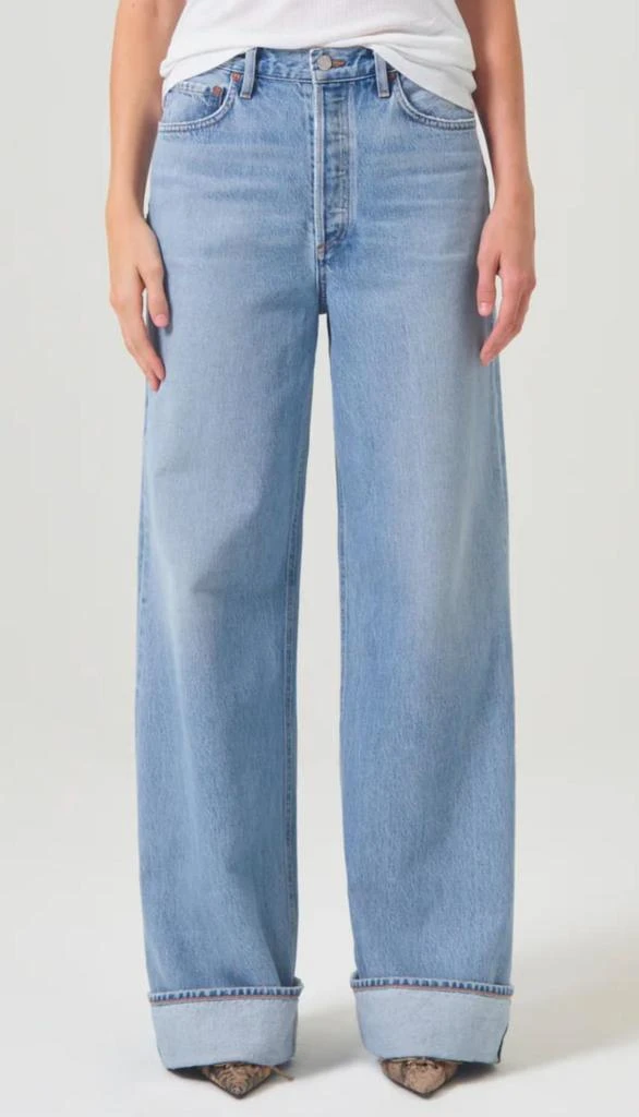 AGOLDE Agolde - Dame High Rise Wide Leg Jeans 1