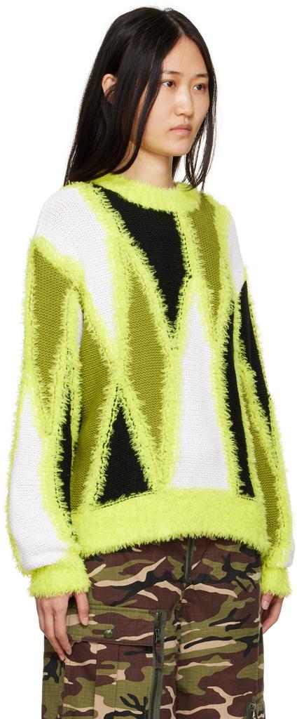 Andersson Bell Black & Green Reims Sweater