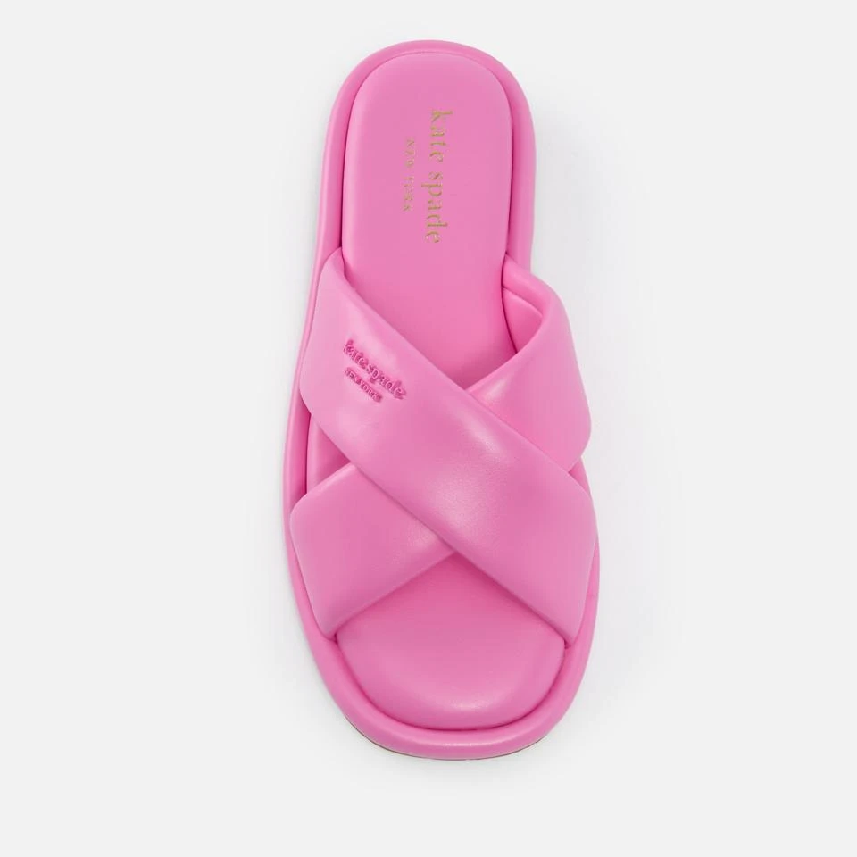 Kate Spade KATE SPADE NEW YORK WOMEN'S FAUX LEATHER RIO SLIDES 4