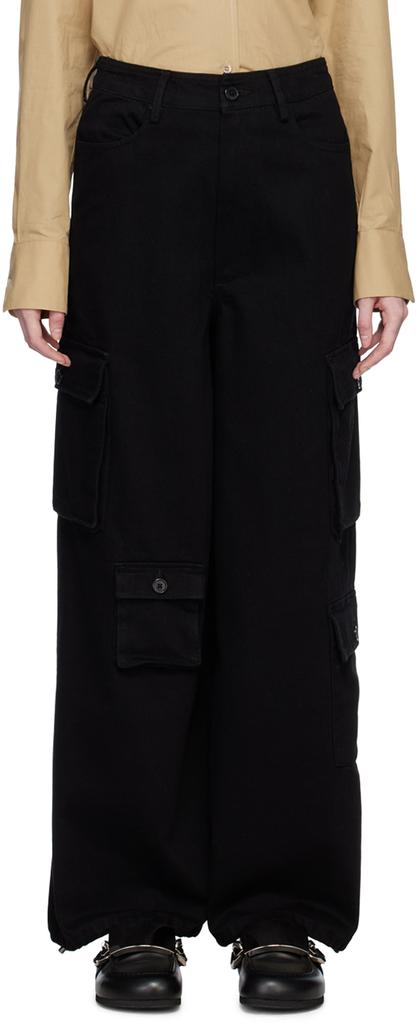 【関税込み】The Frankie Shop ブルー Hailey ジーンズ THE FRANKIE SHOP Hailey Denim Cargo Pants in Blue | endource
