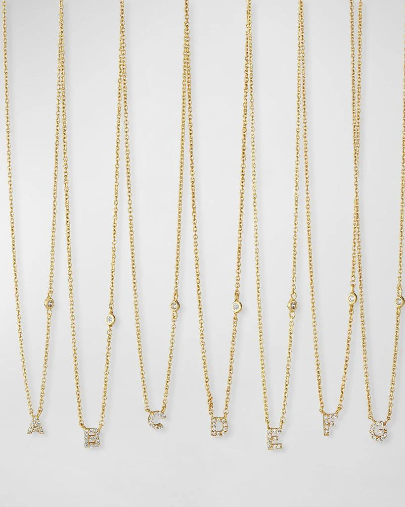 Tai Cubic Zirconia Initial Necklace 1