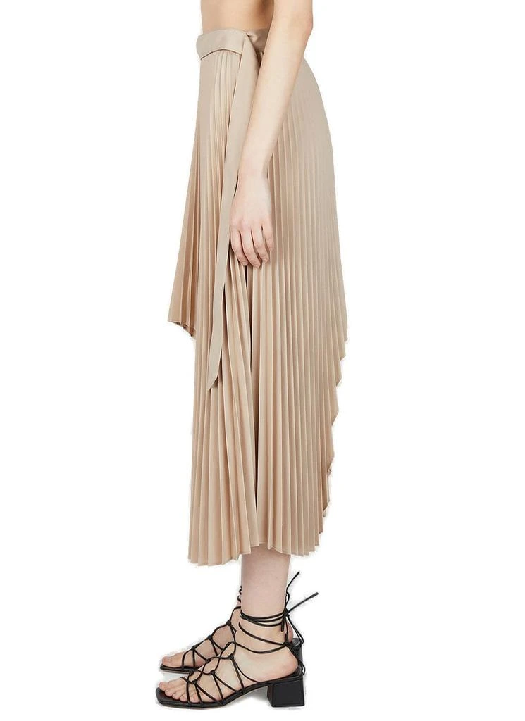 Rokh Rokh Arch Asymmetric Pleated Midi Skirt 3