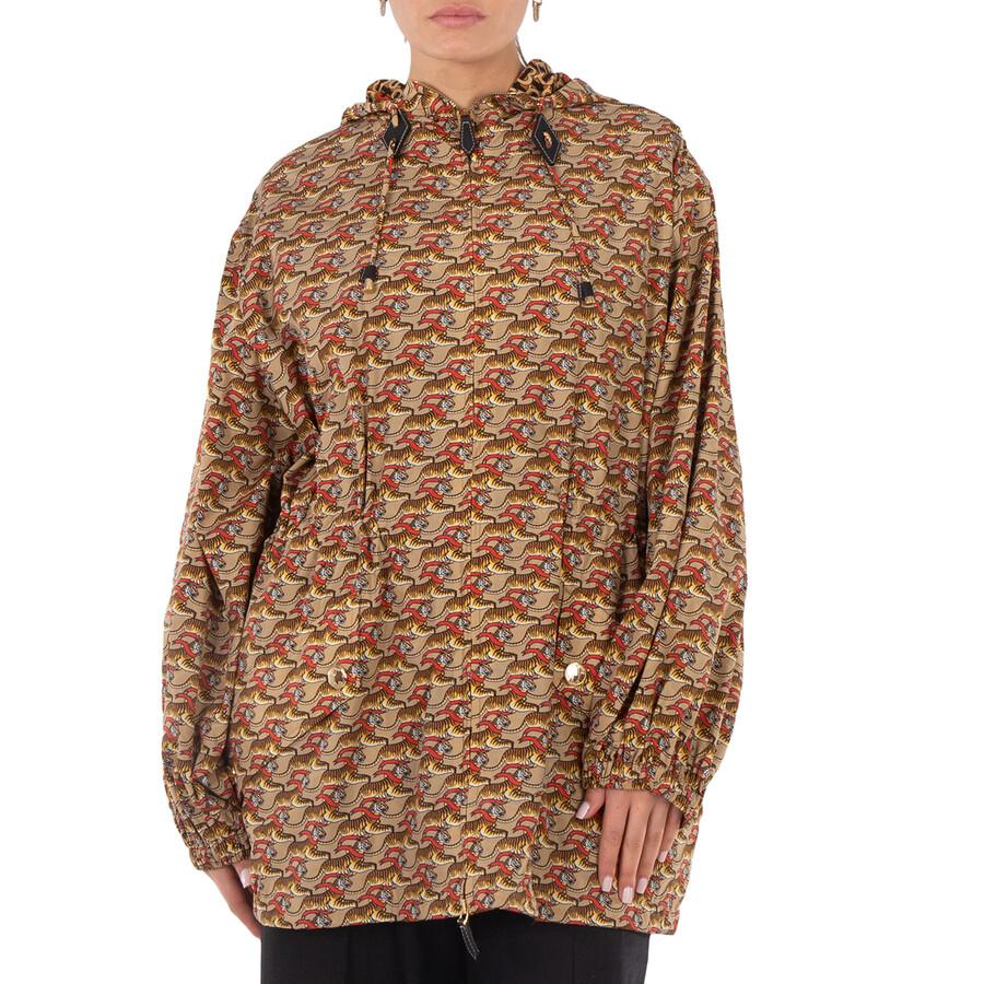Burberry Burberry Check Printed Fringed Cape - Jackets