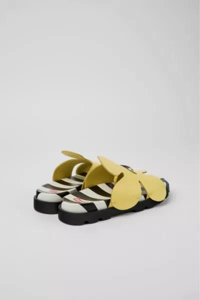Camper Camper Twins Lightweight Leather Flower Sandals 4