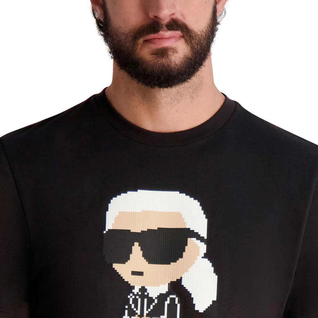 Karl Lagerfeld Paris PIXELATED KARL CHARACTER T-SHIRT 5