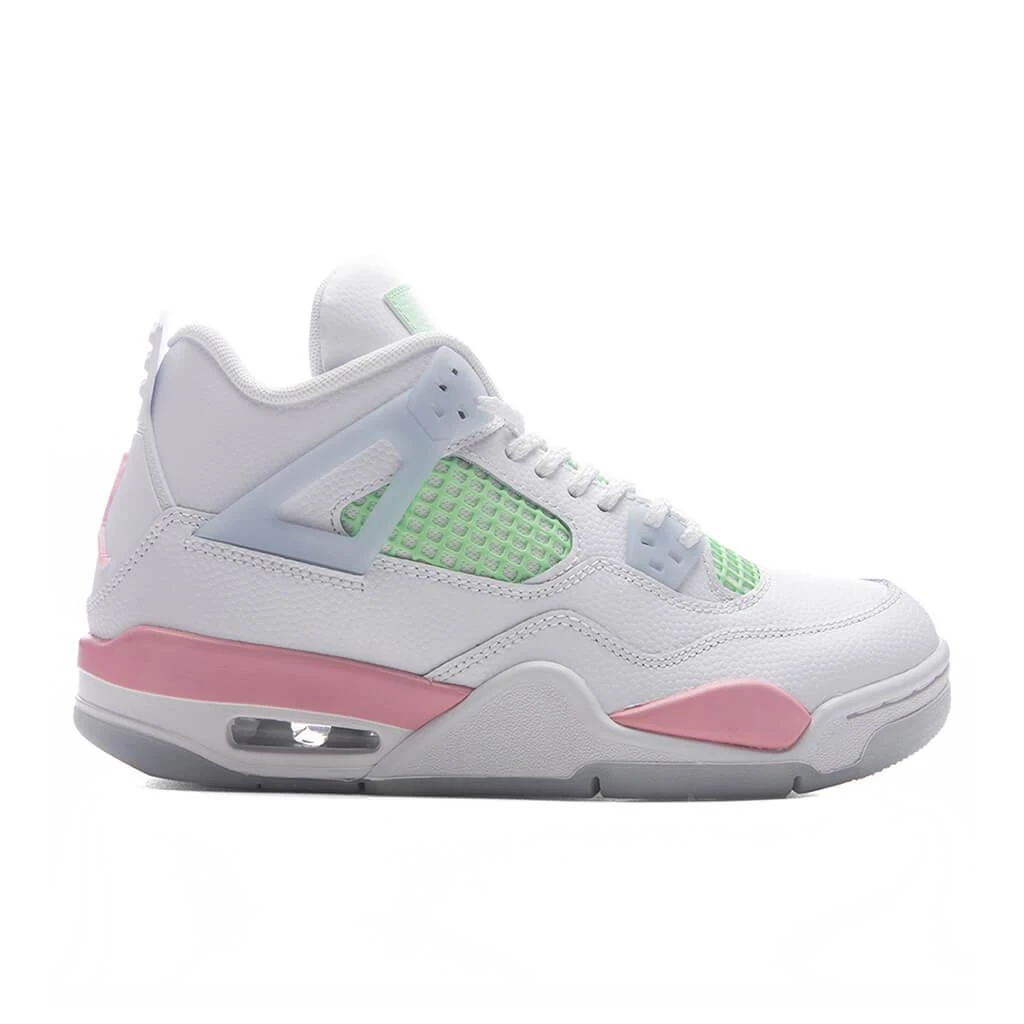 Jordan Air Jordan 4 Retro 
Valentine
s Day
 (GS) - White/Medium Soft Pink/Half Blue