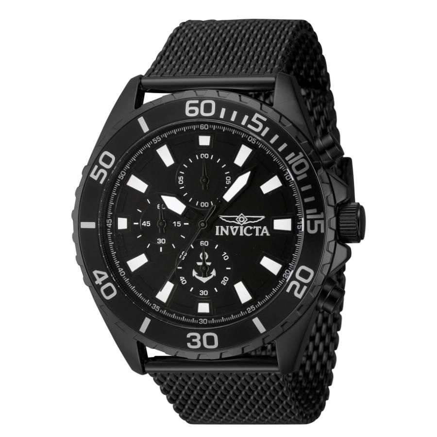 Invicta Invicta Ocean Voyage Chronograph Quartz Black Dial Men's