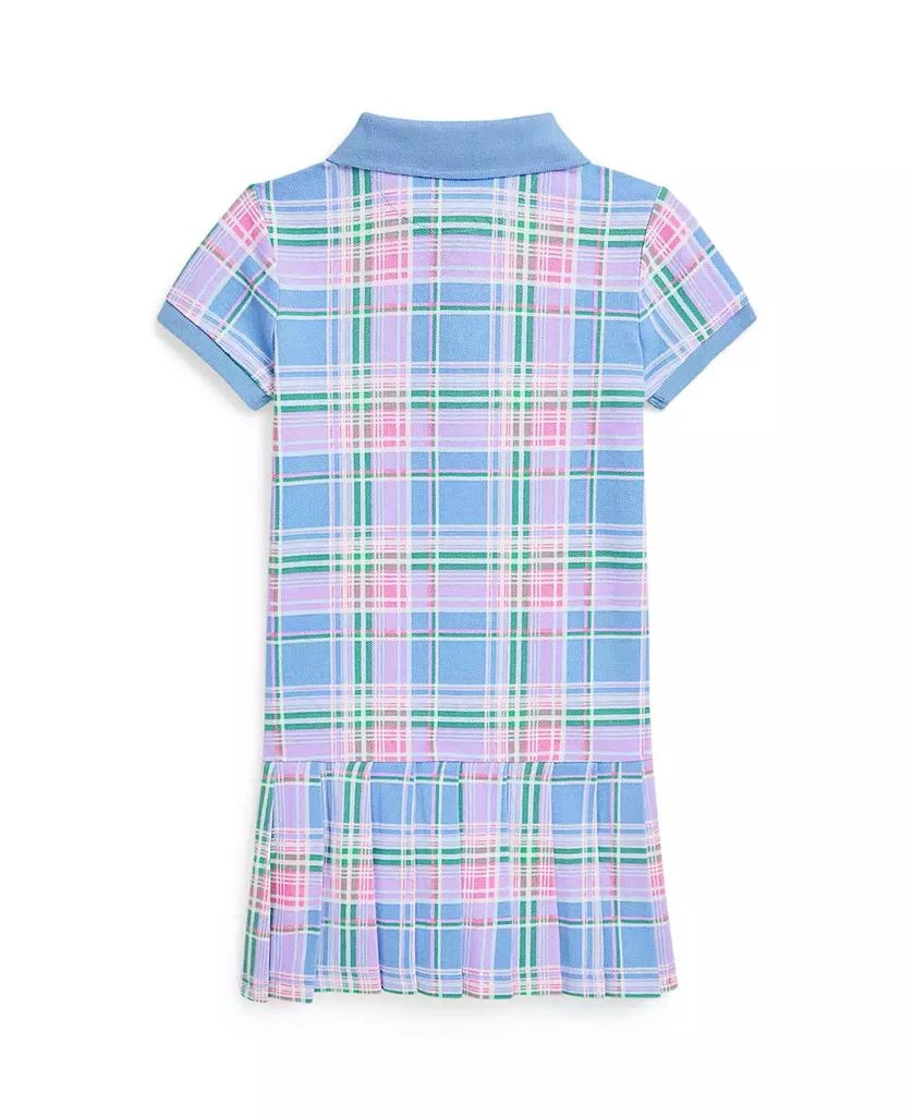 Ralph Lauren Toddler and Little Girls Plaid Mesh Polo Dress 3