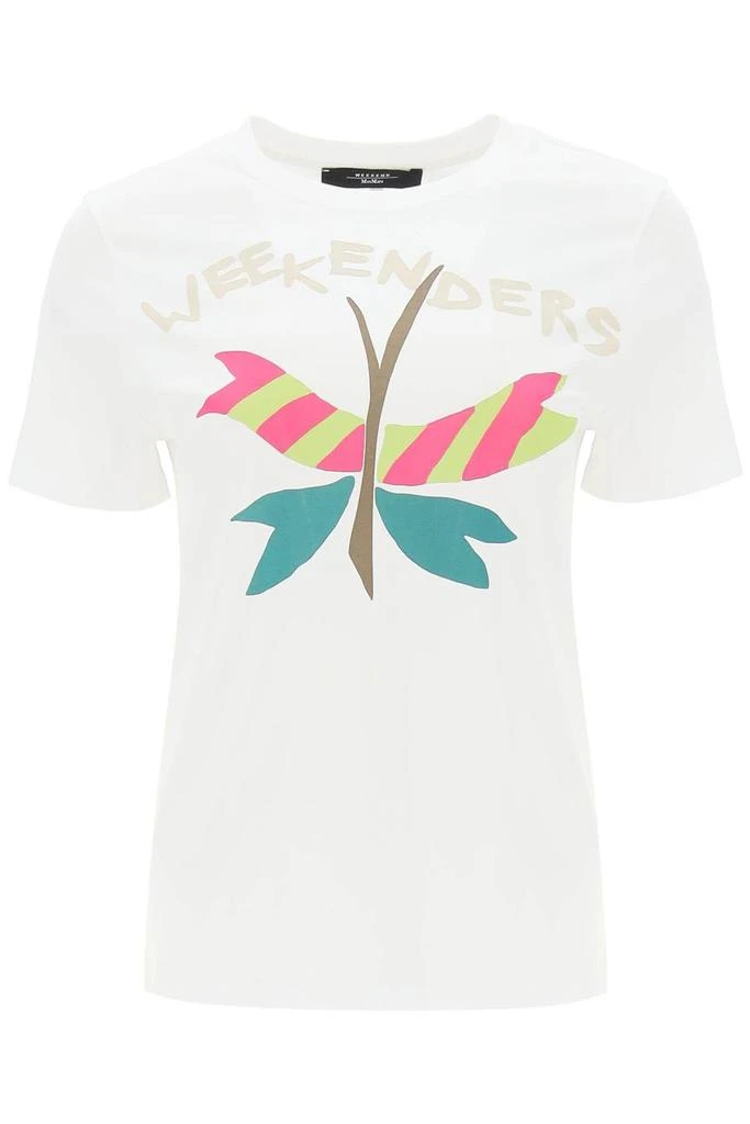 WEEKEND MAX MARA Nervi printed T-shirt 1