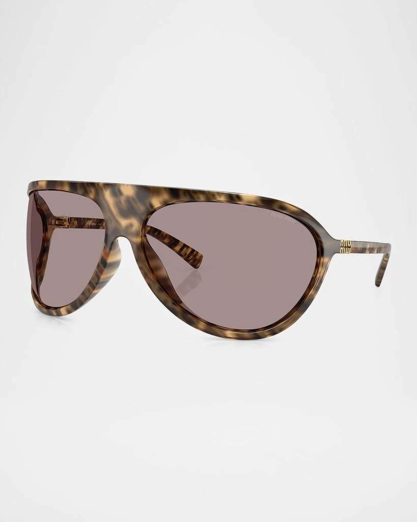 Miu Miu A01S Plastic Shield Sunglasses 3