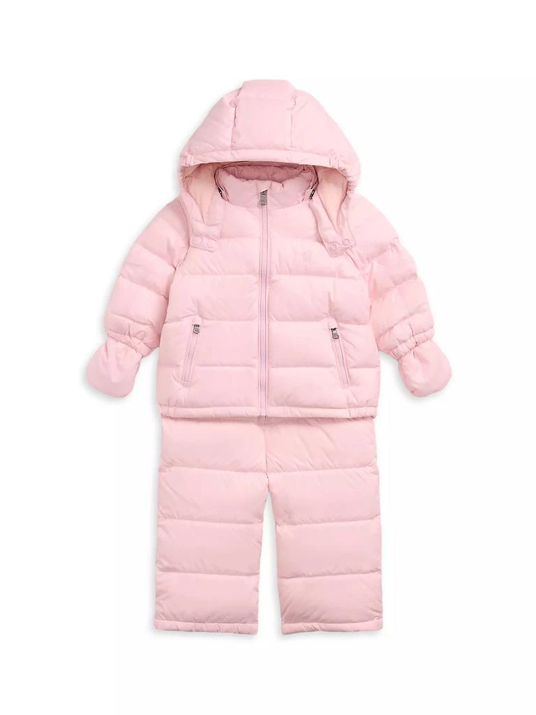 Ralph Lauren Baby Girl's​ Down Jacket &amp; Overalls Snowsuit 2