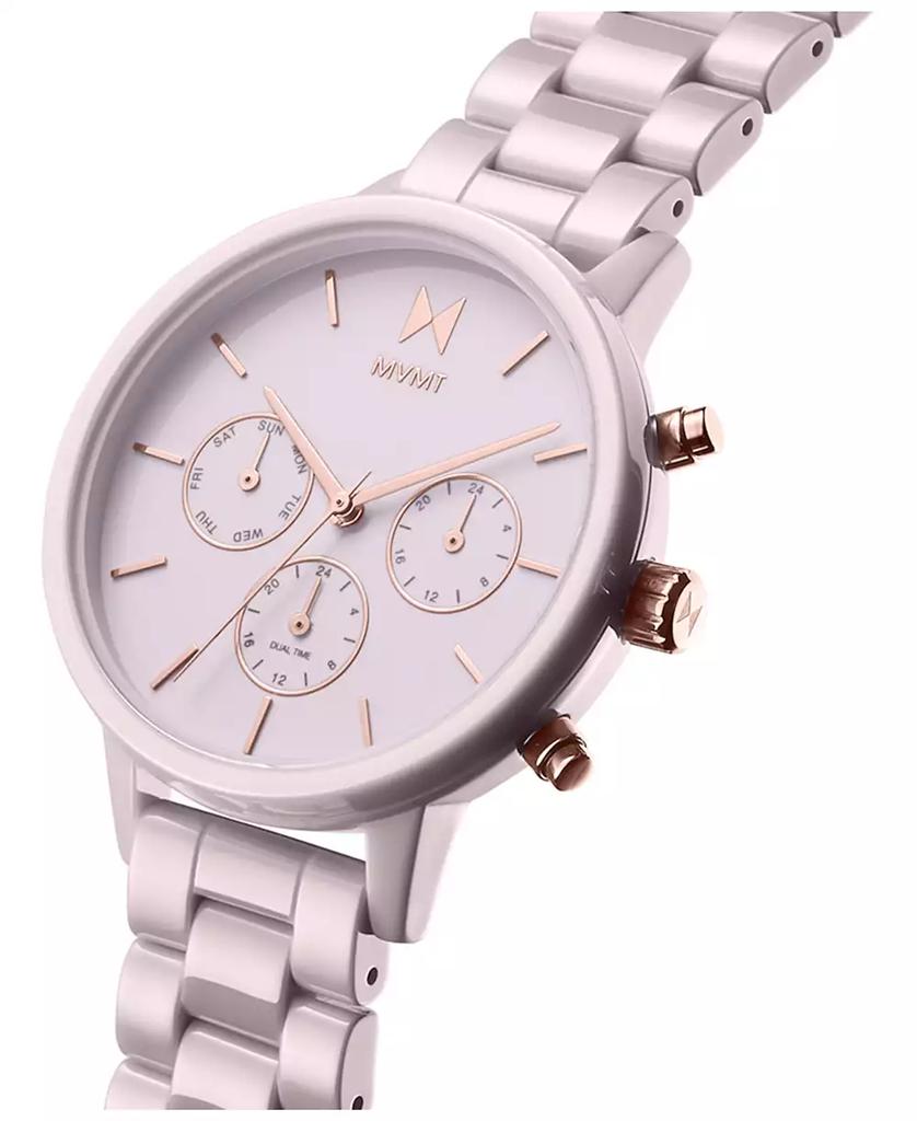 MVMT Women's Nova Ceramic Blush Ceramic Bracelet Watch 38mm