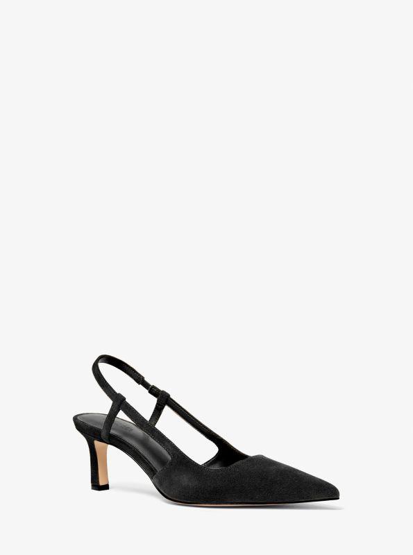 Michael Kors Alora Suede Slingback Pump