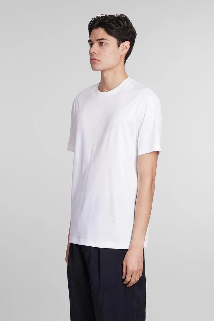 Giorgio Armani T-shirt In White Cotton 4