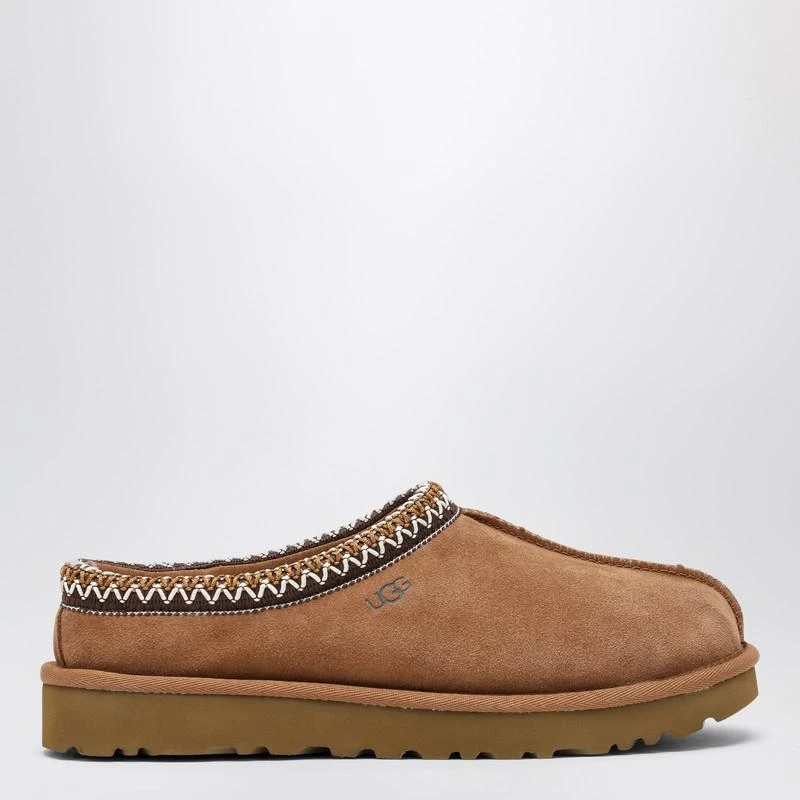 UGG Tasman chestnut eather slip-ons 1