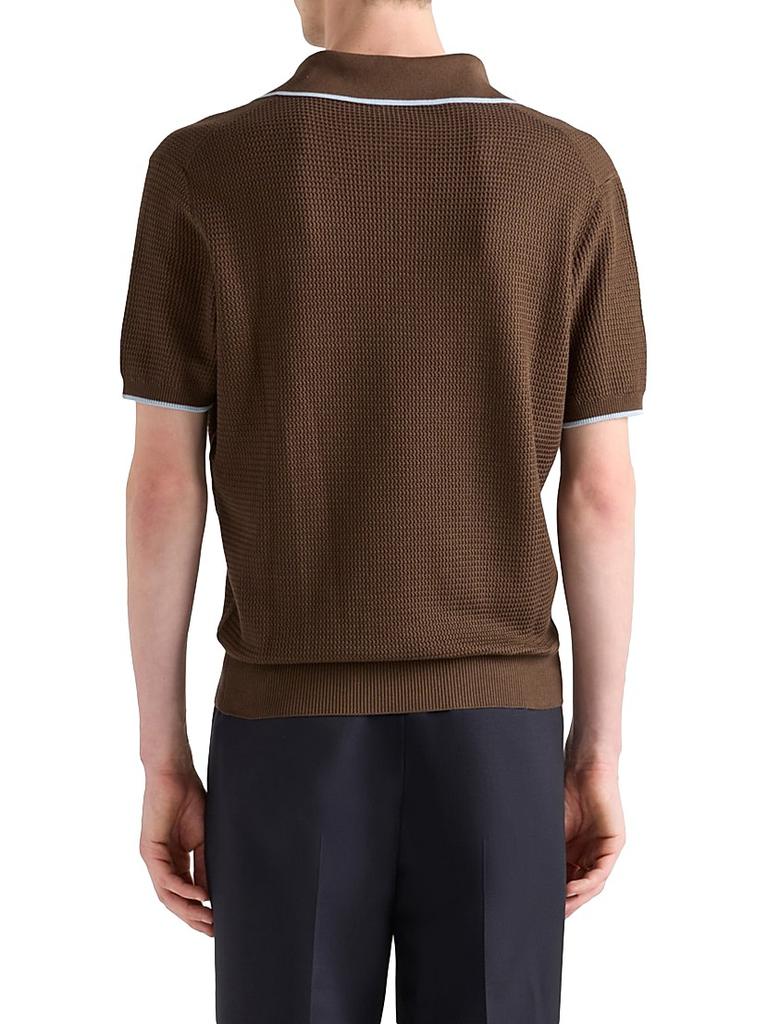 Shop Silk and Cotton Polo Shirt on Sale at BeyondStyle – Get