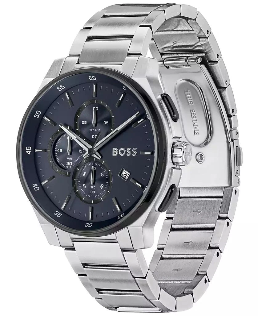 Hugo Boss Men's Peak 2.0 Quartz Chrono Stainless Steel Watch 45mm 2