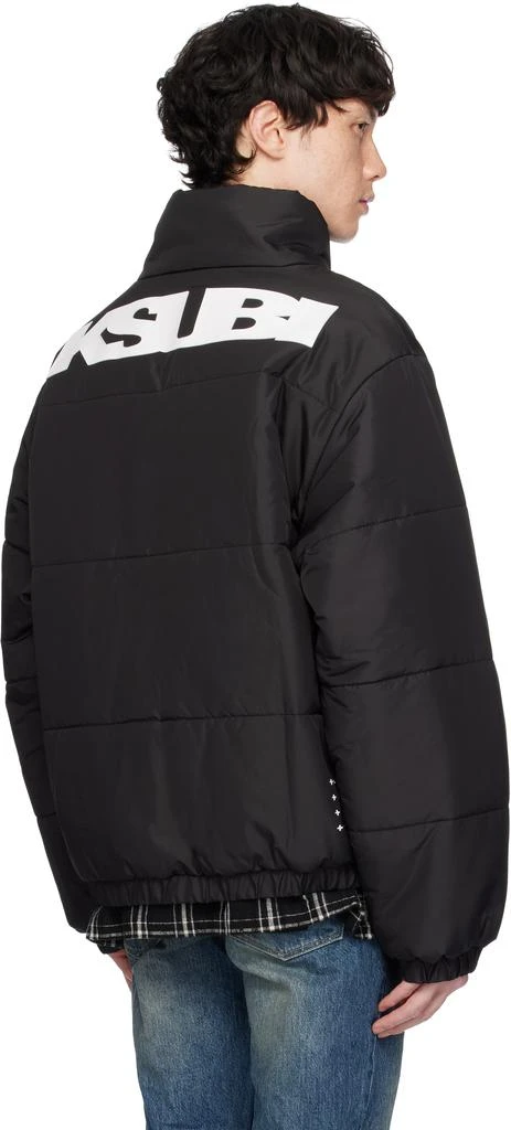 Ksubi Black Sott Puffer Reversible Jacket 3