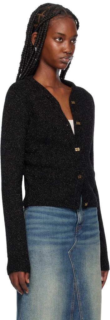 Ganni Black Sparkle Cardigan 2