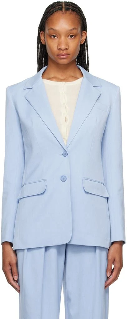 Staud Blue City Blazer 1