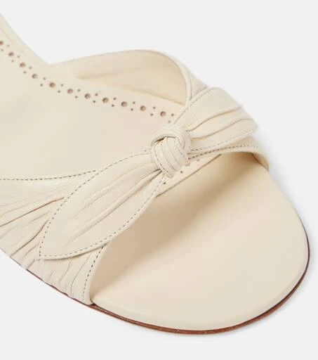 Manolo Blahnik Lolloflat leather mules 6