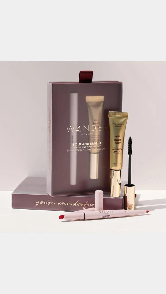 Wander Beauty Bold & Bright Lipsetter and Mascara Duo 4