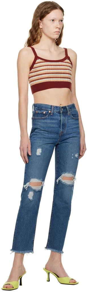 Levi's Blue Wedgie Jeans 4