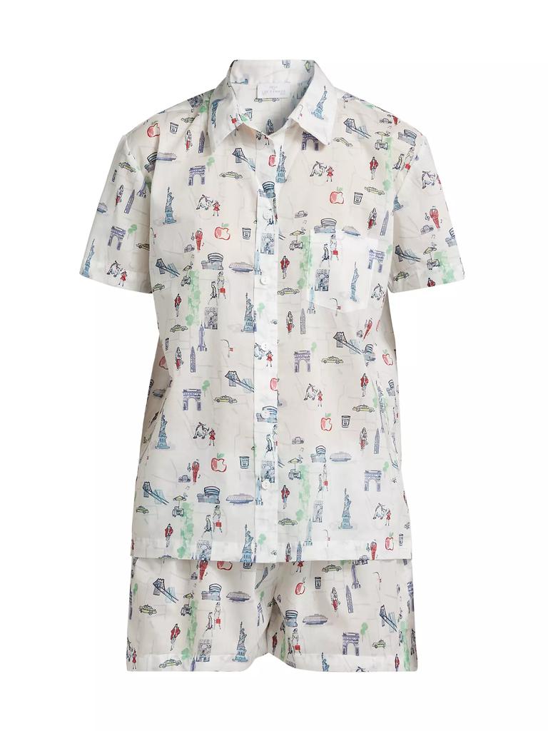 Pour Les Femmes New York Cotton Short Pajama