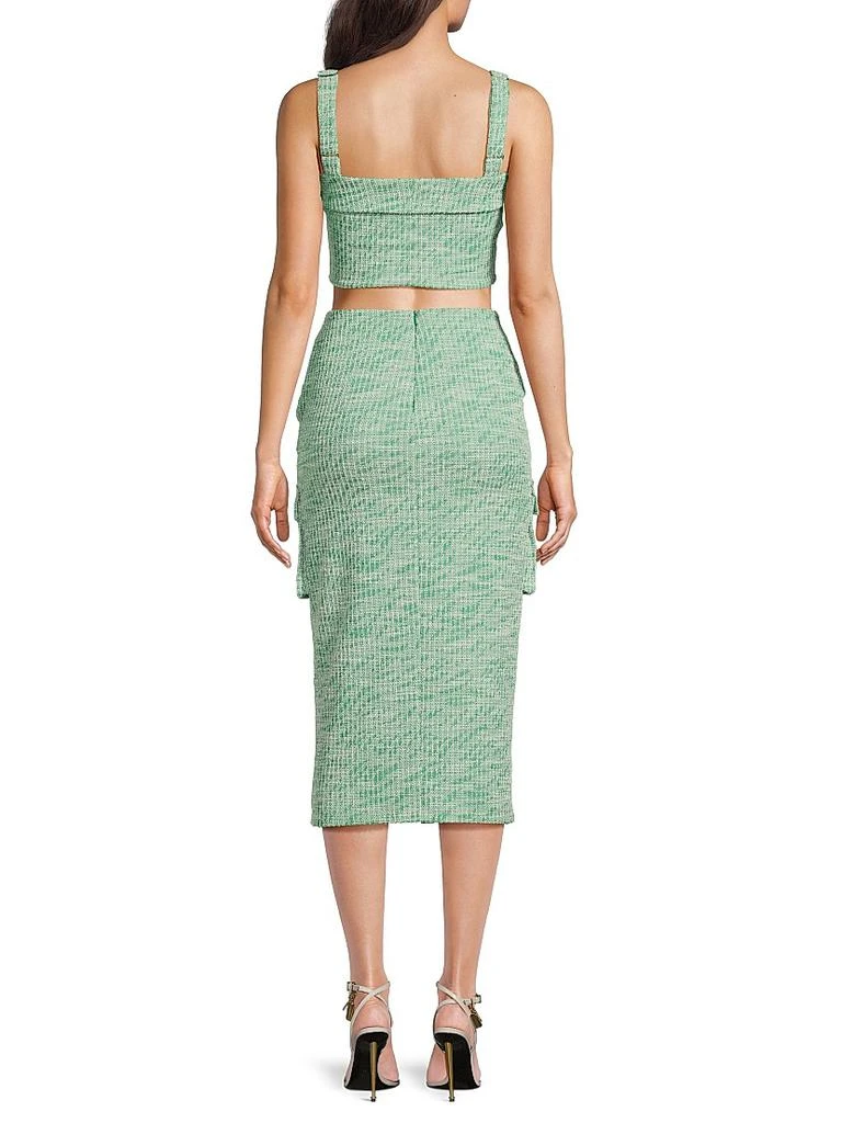 Black Halo Roland 2-Piece Boucle-Knit Top & Skirt Set 5