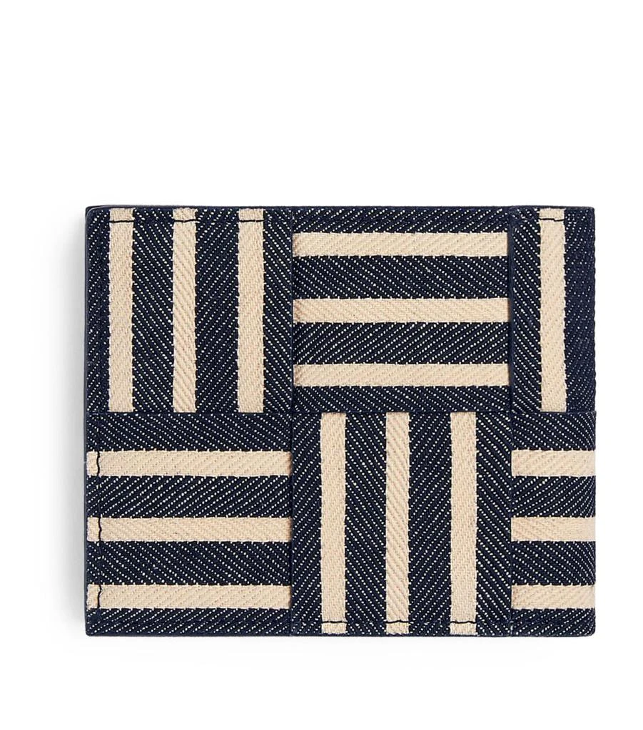 Bottega Veneta Hickory Denim Bi-Fold Wallet 1