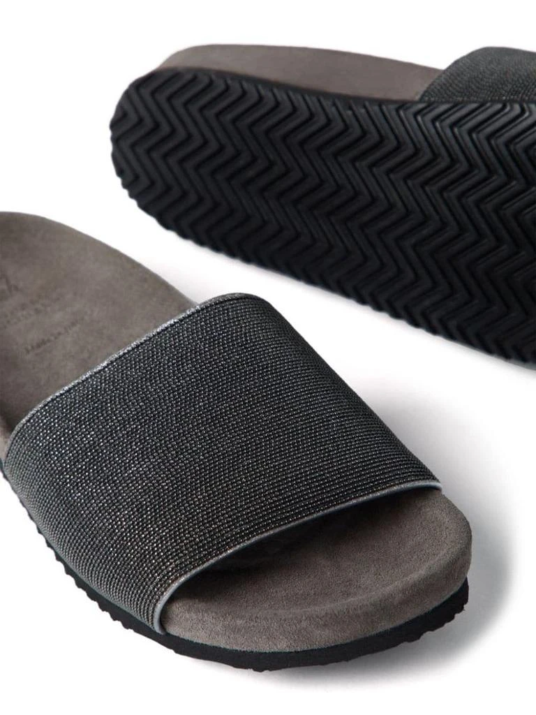 Brunello Cucinelli Brunello Cucinelli Suede Slides 4