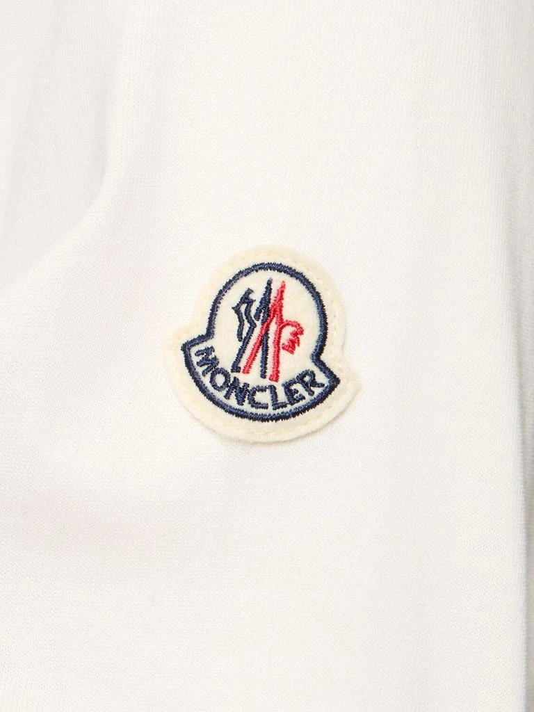Moncler Embroidered Logo L/s Cotton T-shirt 4