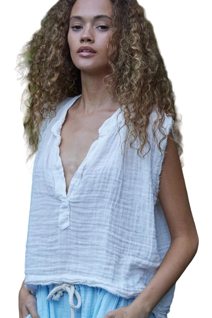 9seed Idyllwild Sleeveless Top In White 3