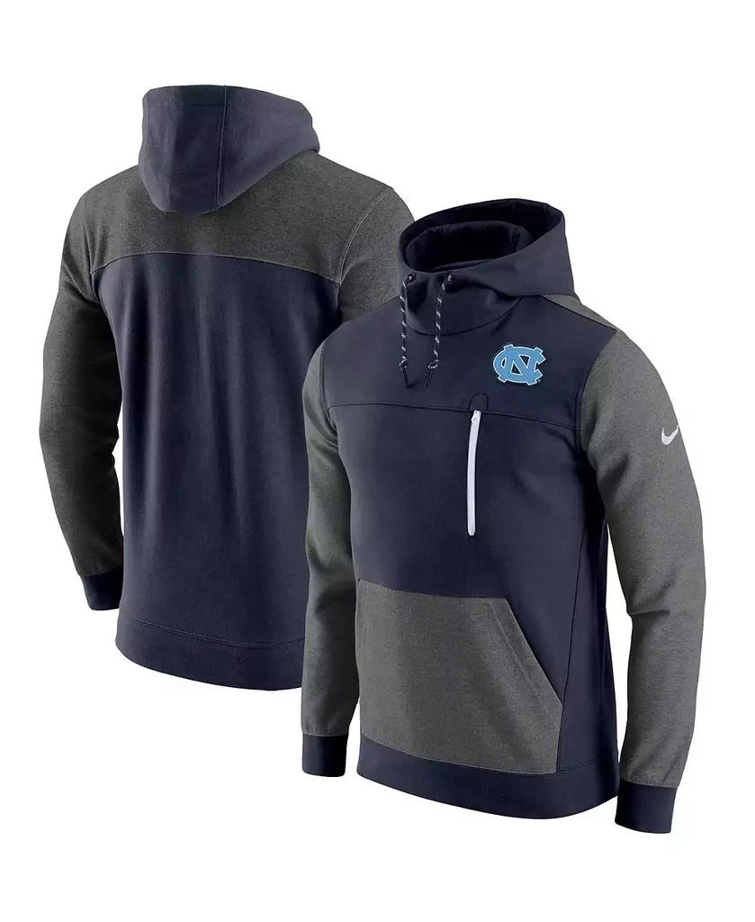 NIKE Men's Navy North Carolina Tar Heels AV-15 2.0 Pullover Hoodie 2