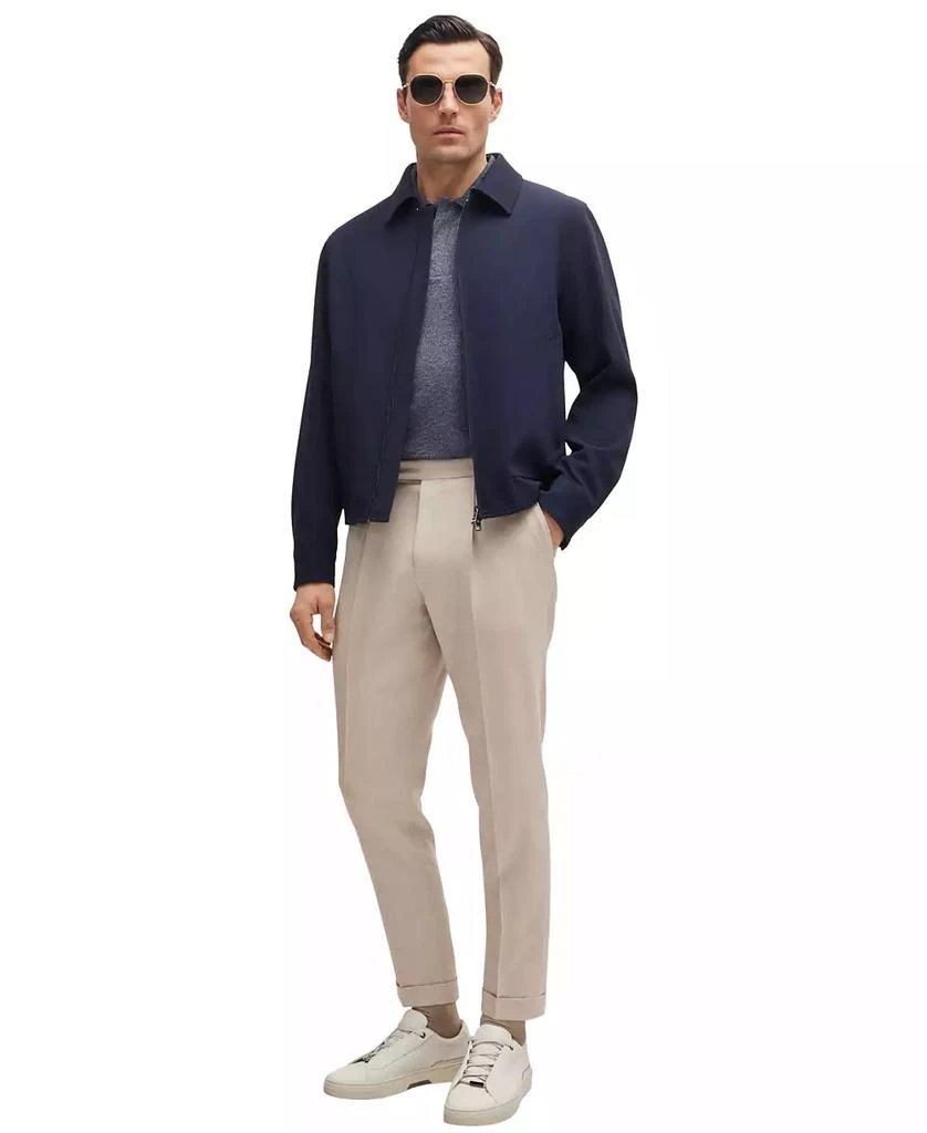 slim fit dress slacks Hugo Boss Sport Shirt Midnight Blue Design - Slim Fit XL REDUCED - SAL main image 1