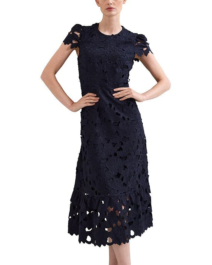 AQUA Floral Lace Mock Neck Mini Dress -Exclusive - Dresses & Skirts -  Compare Prices from 7+ Stores - Free Shipping - BeyondStyle
