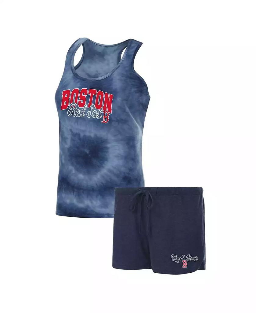 Concepts Sport Women's Navy Boston Red Sox Billboard Racerback Tank Top and Shorts Sleep Set
