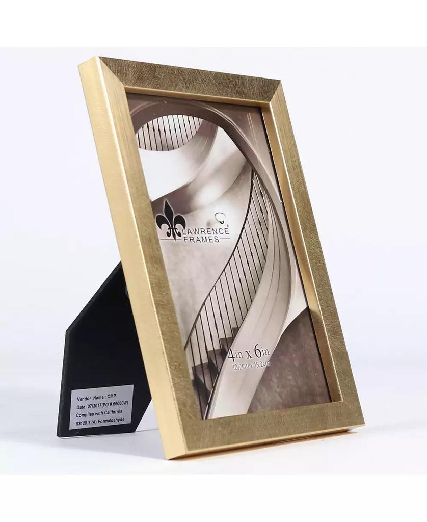 Lawrence Frames Chloe Contemporary Gold Picture Frame - 4" x 6"