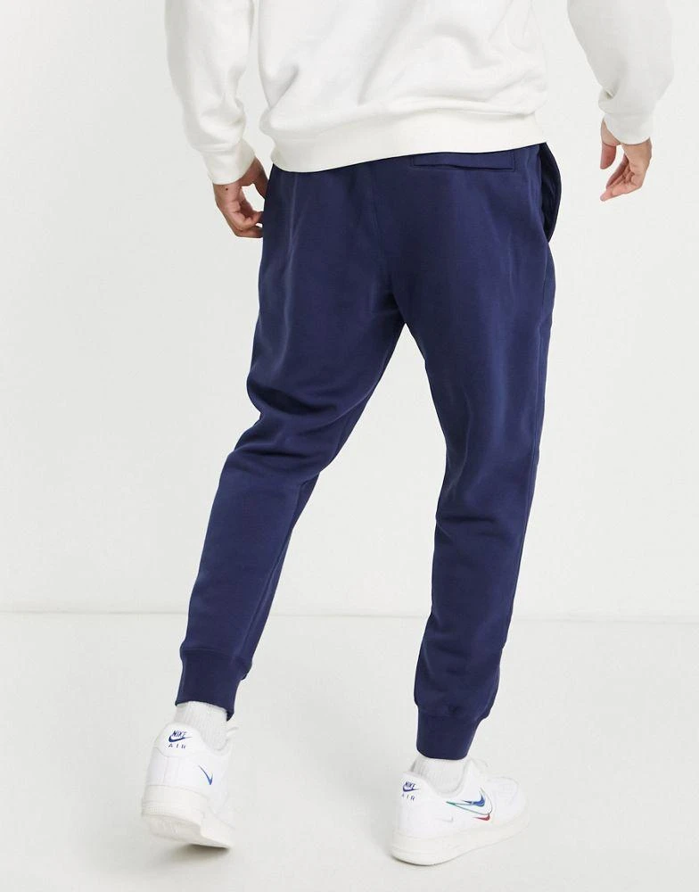 NIKE Nike Club cuffed joggers in navy 2