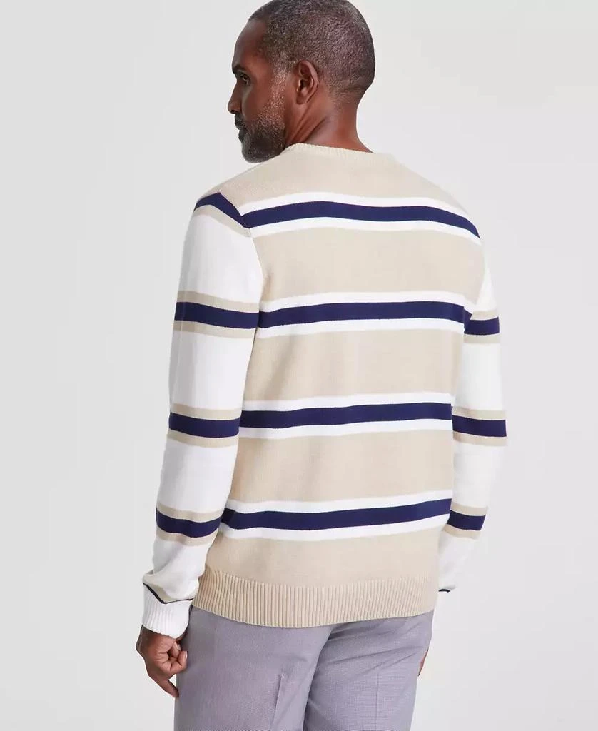 Club Room Men's Mixed Stripe V-Neck Sweater, Created for Macy's 2